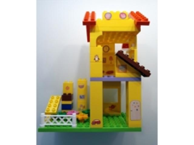 Lego UNICO Steine Haus Peppa Wutz - 54 Teile mit Bauplatten - 1